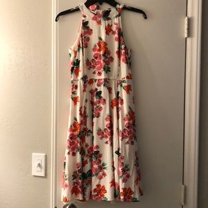 Ann Taylor White Floral Dress